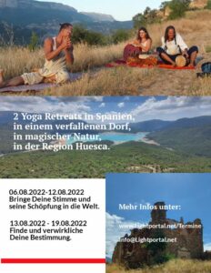 Flyer Yoga Retreat in der Region Huesca, Spanien